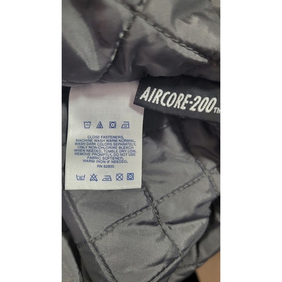 Lands End Women's L (14-16) Olive Green Fleece Lined Hooded Winter Parka Jacket - Picture 9 of 14